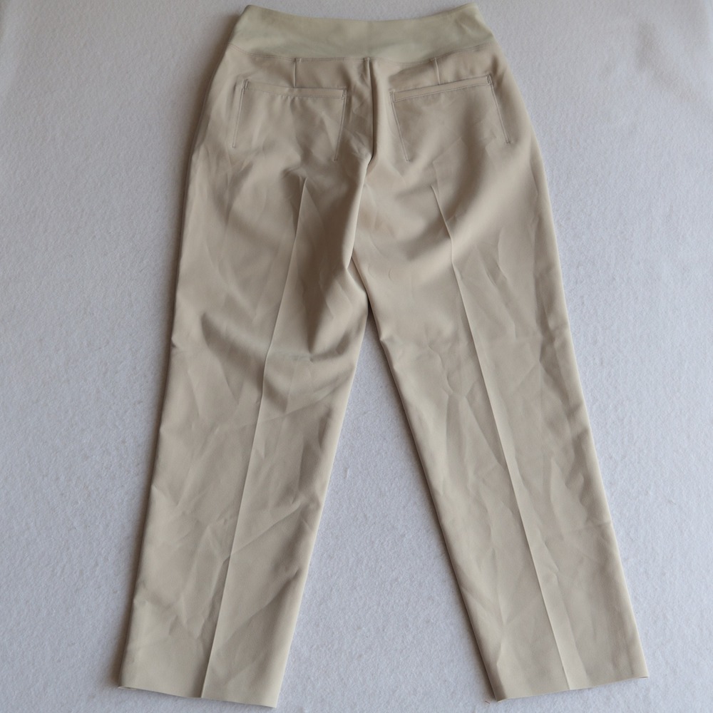 Athleta Endless Pant Beige Tan High Rise Straight Leg Trousers 533636 Size 6 NWT - Picture 11 of 12